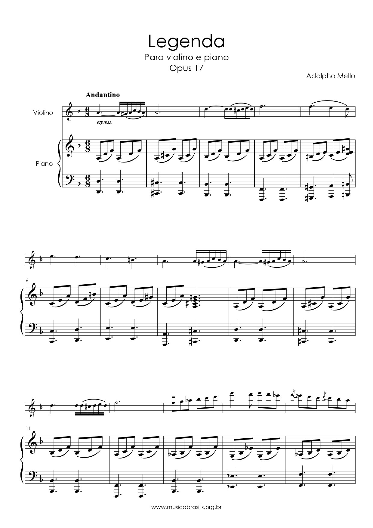 Legenda op. 17