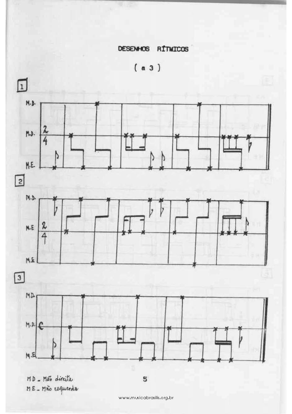 Estudos de ritmo e som - 4º ano