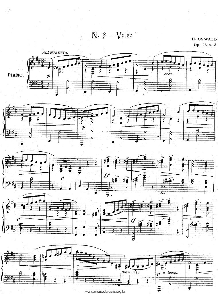 Valse Op. 23, nº 3