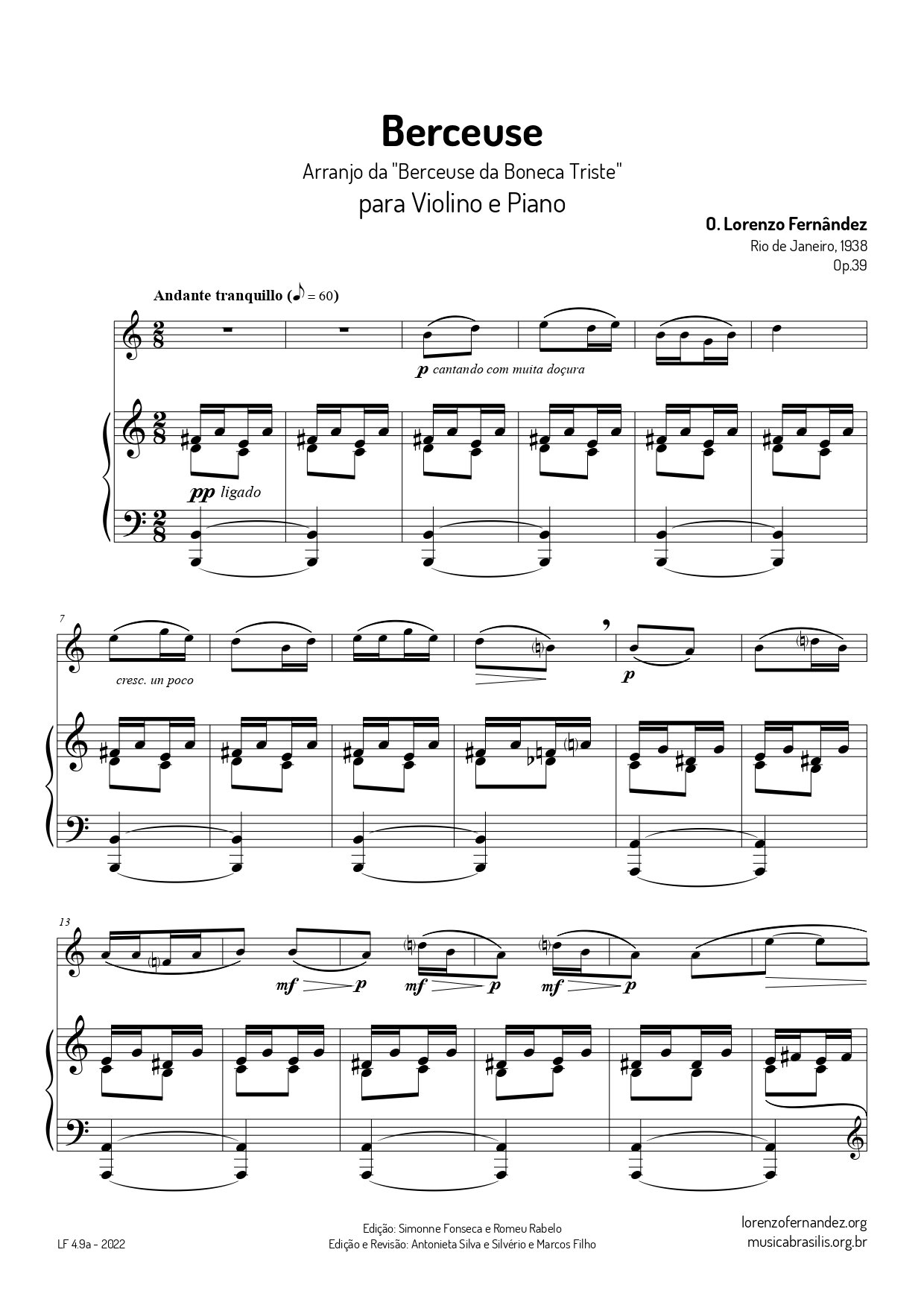 Berceuse op.39