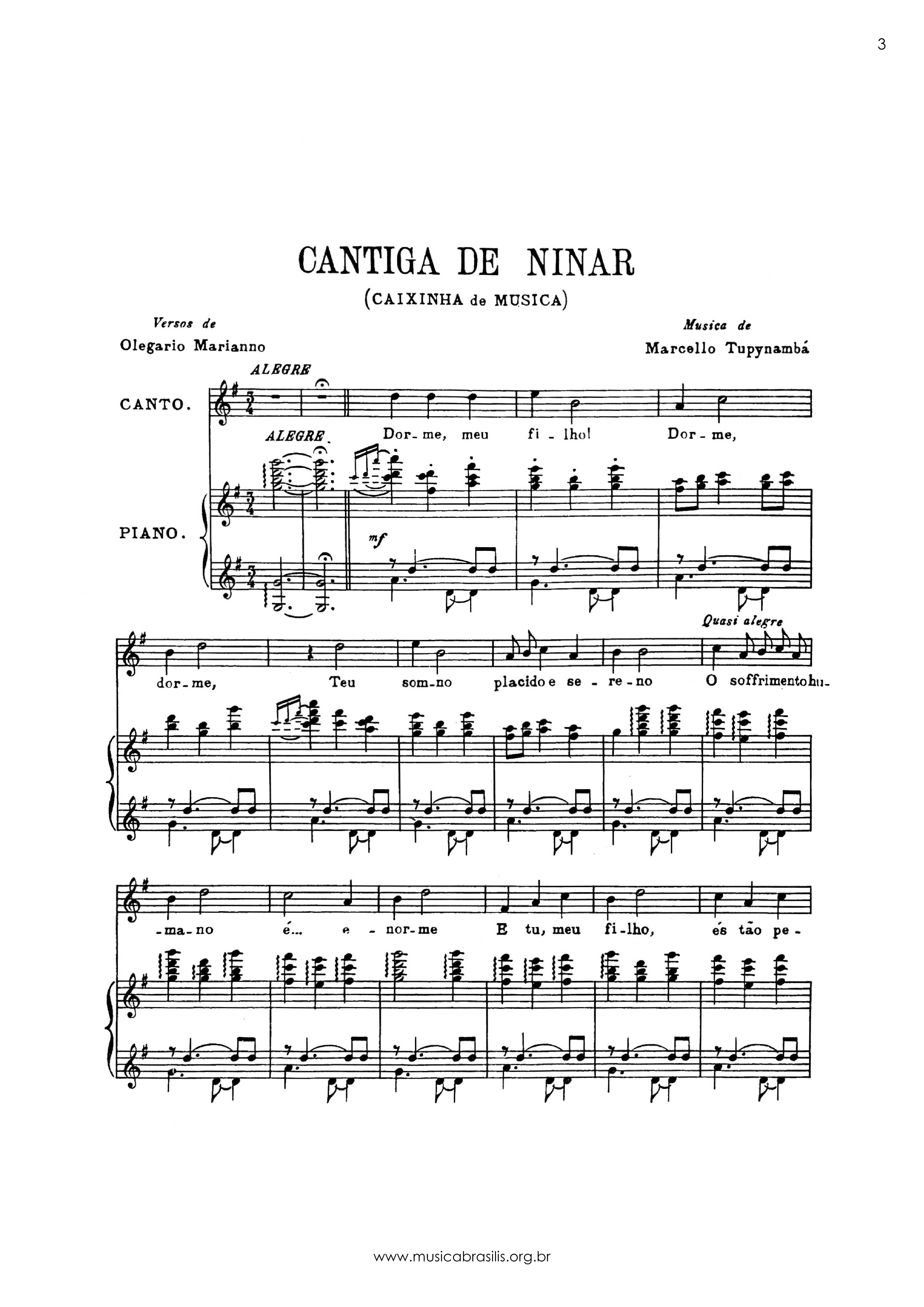 Cantiga de ninar