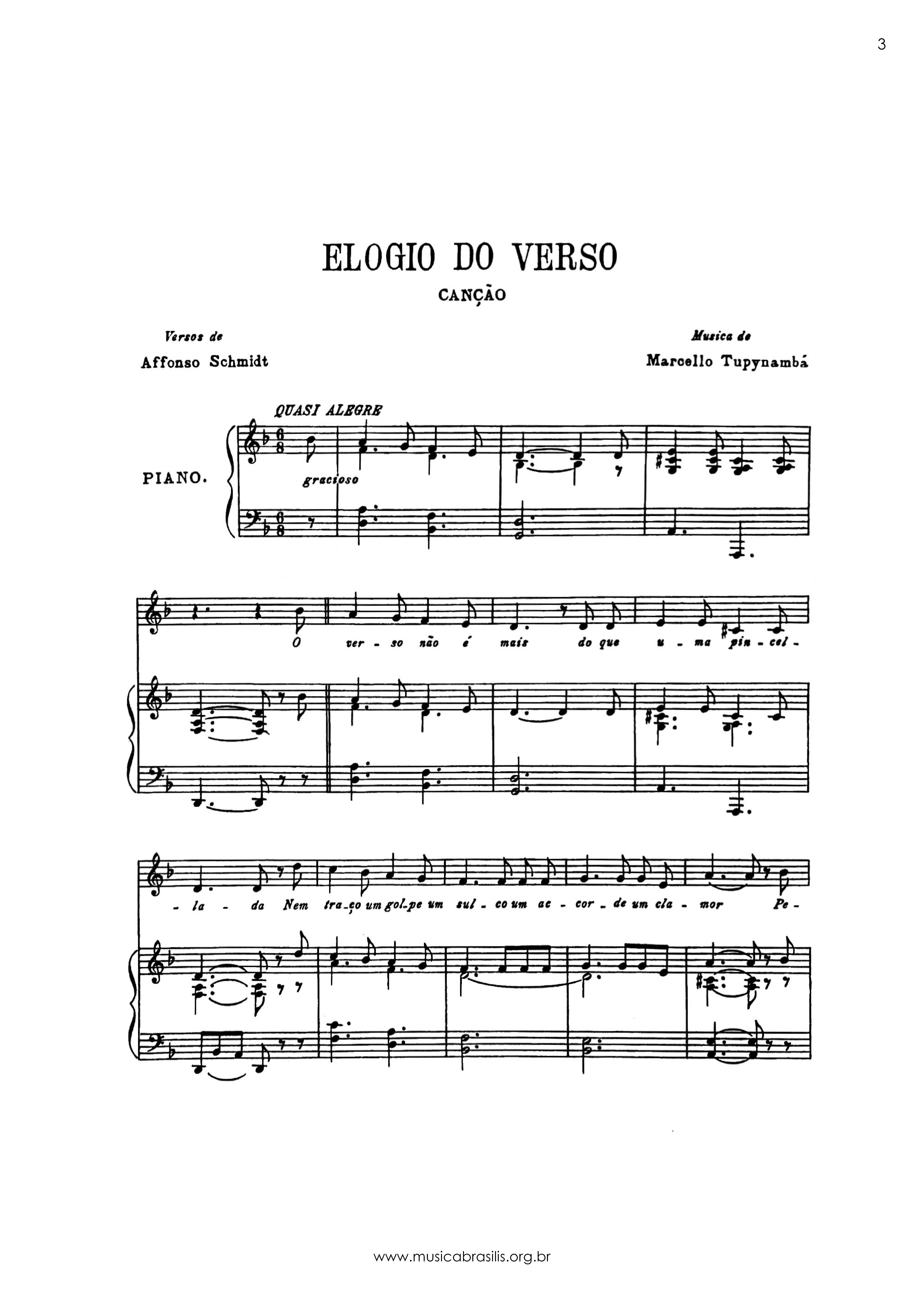 Elogio do verso