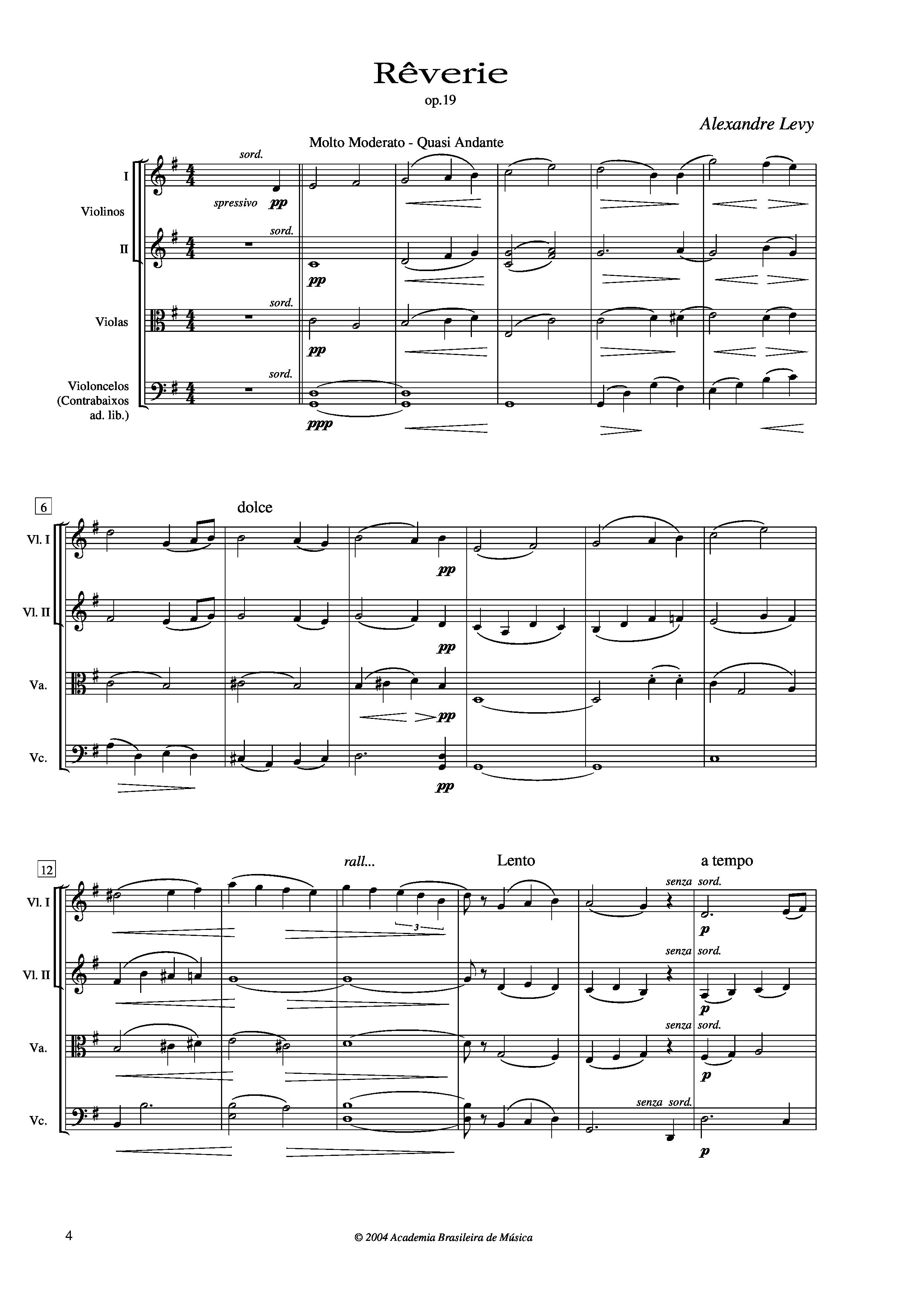 Rêverie op.19